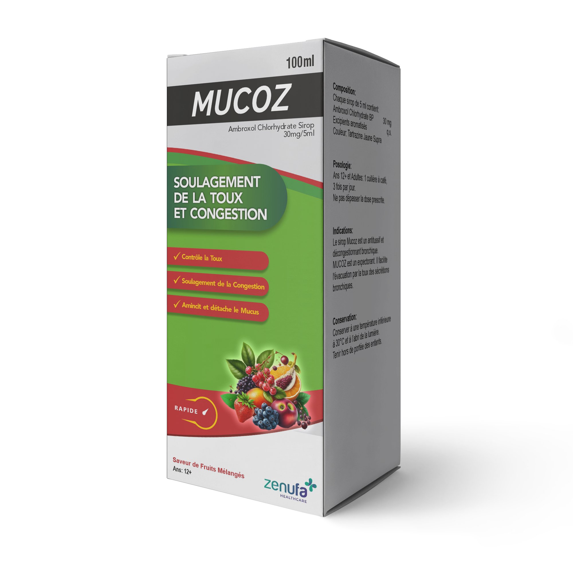 MUCOZ Adult Syrup